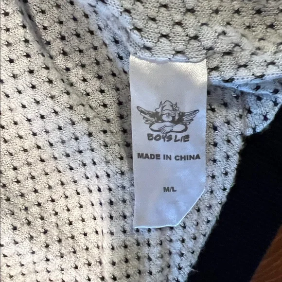 Boys Lie - Til Death Do Us Part - Coord Hoodie & Joggers Black - Size M/L & L - Picture 10 of 14